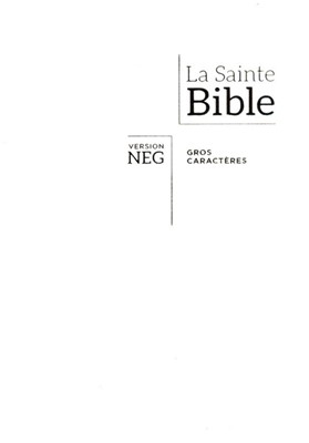 Bible NEG gros caractères