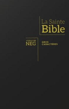 Bible NEG gros caractères