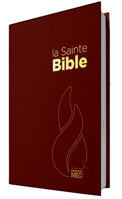 Bible NEG reliée rigide grenat