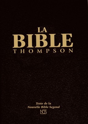 Bible Thompson NBS luxe avec onglets