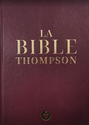 Bible Thompson rigide grenat