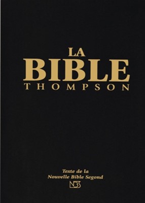 Bible Thompson NBS luxe souple, avec onglets, tranche or