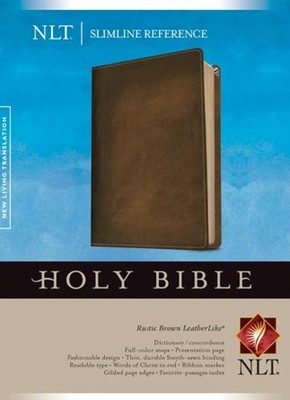 Nlt Bible compact brown