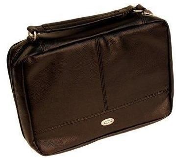 Pochette organiseur simili-cuir medium brun