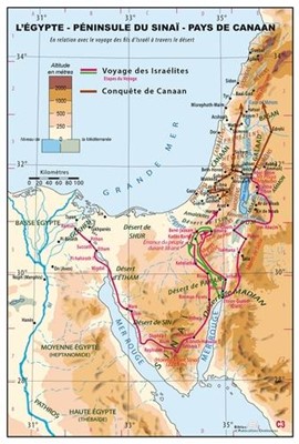 Égypte, Sinaï et Canaan