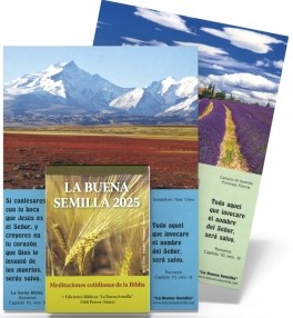 Calendrier Bonne Semence plaque en espagnol 2025