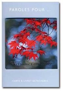 Carnet : paroles pour … retrouver confiance