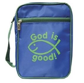 Pochette Bible bleu God is Good