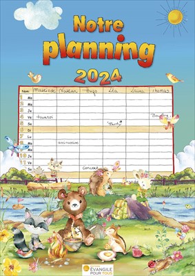 Calendrier Notre planning