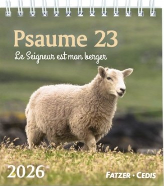 Psaume 23 calendrier petit format 2026