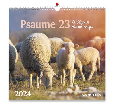 Psaume 23 calendrier grand format 2023