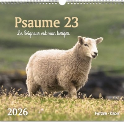 Psaume 23 calendrier grand format 2026