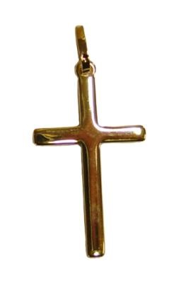 Croix plaqué or plate