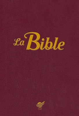 Bible souple grenat