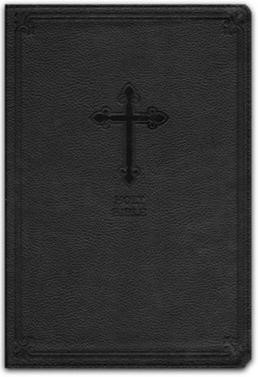 KJV Bible large print thinline bible black, Words of Christ in Red.