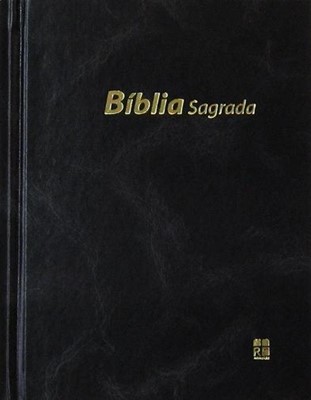 Bible en portugais petit noir rigide
