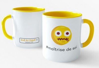 Mug jaune Maïtrise de soi