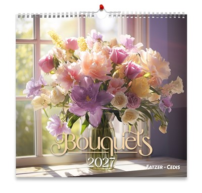 Bouquets calendrier grand format 2027