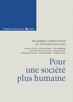 Pour une société plus humaine