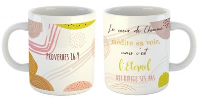 Mug Le coeur de l'homme médite sa voix, mais c'est l'Eternel qui dirige ses pas