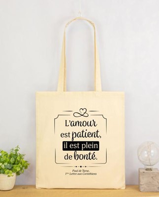 Tote bag coton écru