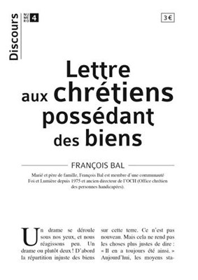 Lettre aux chrétiens possédant des biens