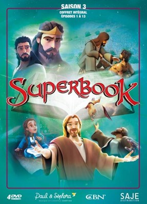 DVD Superbook Lot de 4 DVD