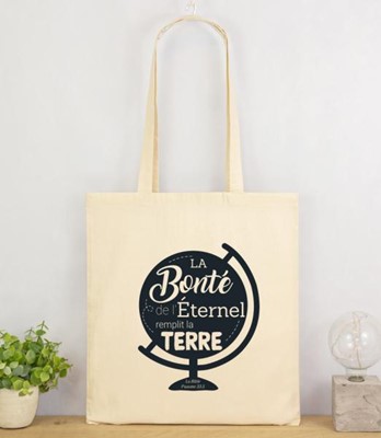 Tote bag coton écru