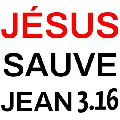 Sticker Jésus sauve 7.5cm
