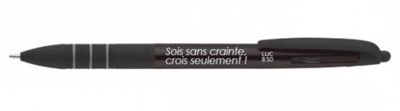 Stylo Mayall noir  "Sois sans crainte, crois seulement" Lc 8.50