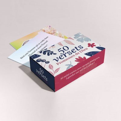 Coffret de 50 versets promesses de Dieu