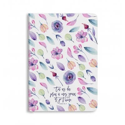 Carnet floral Tu as du prix à mes yeux et je t'aime Es 43.4