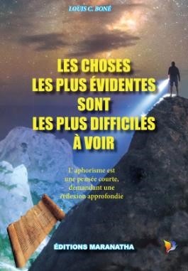 Les choses les plus évidentes sont les plus difficiles à voir