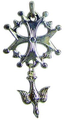 Croix huguenote en argent