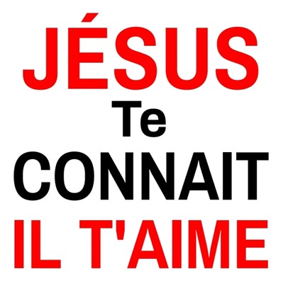 Jésus te connaît, il t'aime 7.5 cm