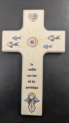 Croix bois enfant