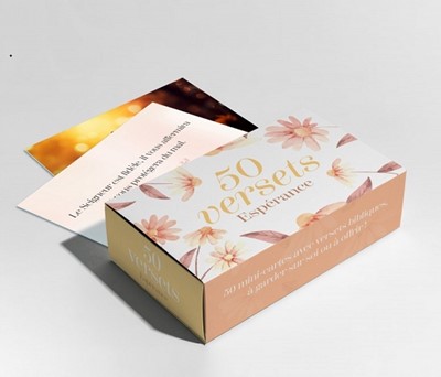 Coffret de 50 versets espérance