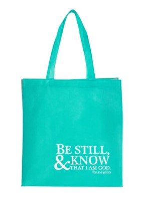 Tote bag polypropylène Be still and know that I am God