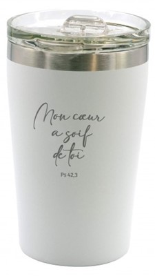 Mug isotherme blanc