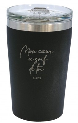 Mug isotherme noir