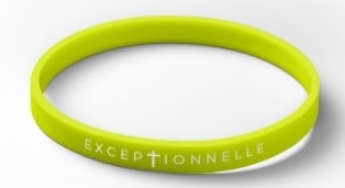 Bracelet silicone Exceptionnelle vert