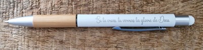 Stylo bambou blanc Jean 11.40