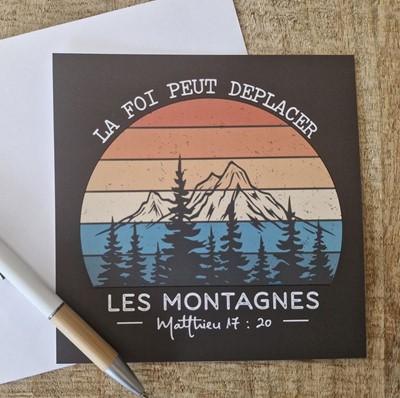 Carte postale Matthieu 17.20