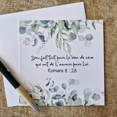 Carte postale Romains 8.28