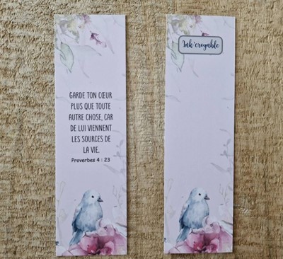 Marque-pages Proverbes 4.23