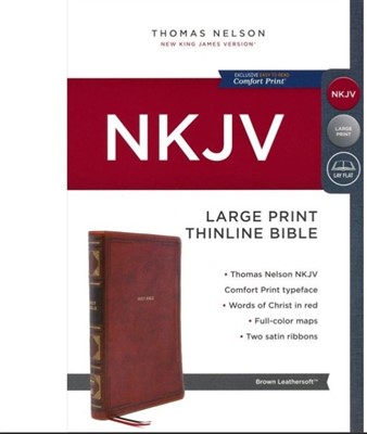 NKJV Thinline Bible Large Print