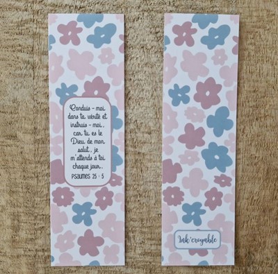 Marque-pages Psaume 25.5