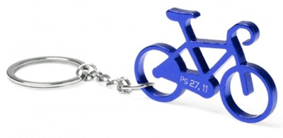 Porte-clé "Vélo" bleu Ps 27.11