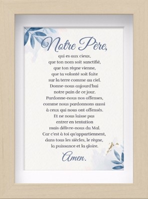Mon cadre inspiration Notre Père