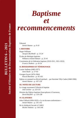 Baptisme et recommencements